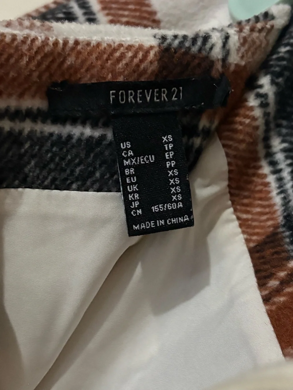 Forever 21 Plaid Mini Skirt